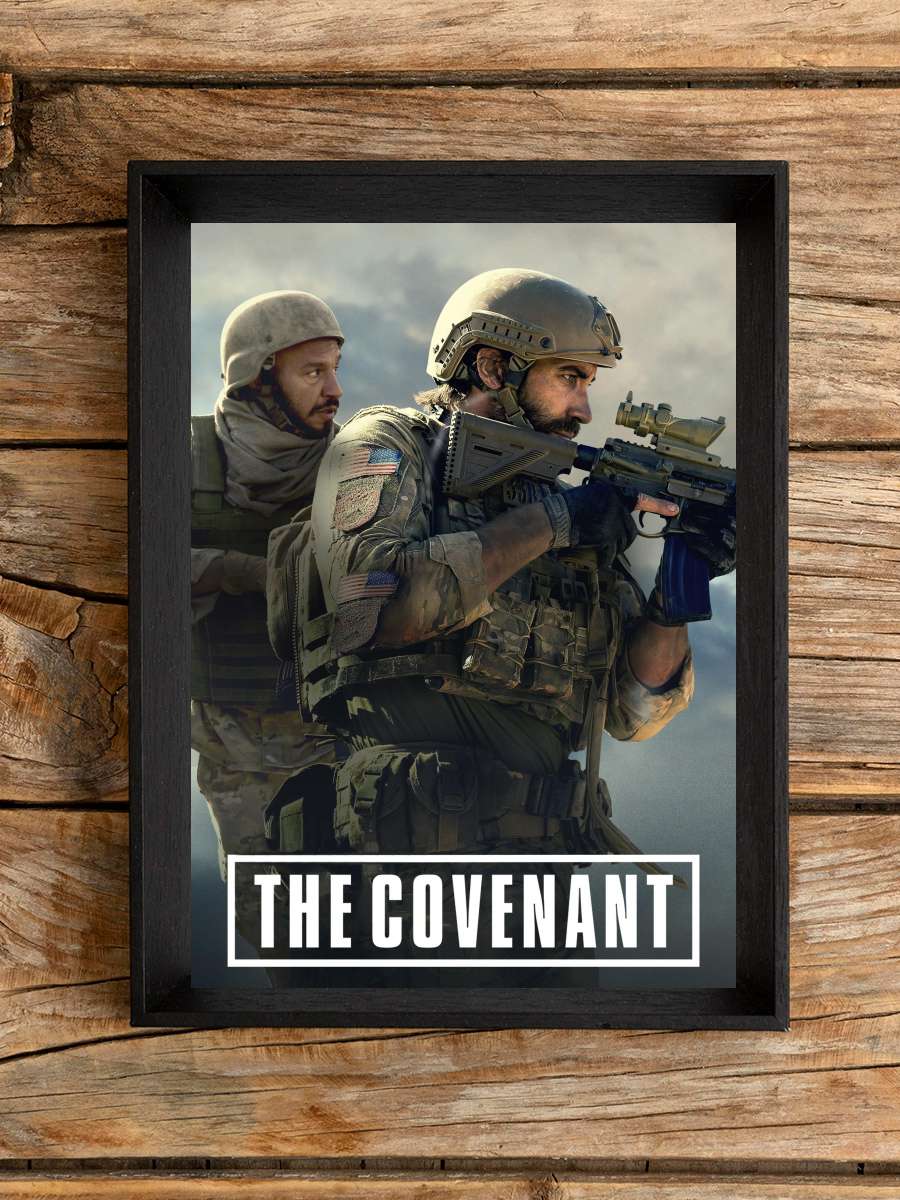 Antlaşma - Guy Ritchie's The Covenant Film Tablo Siyah Çerçeveli Film Poster Afiş Tablo