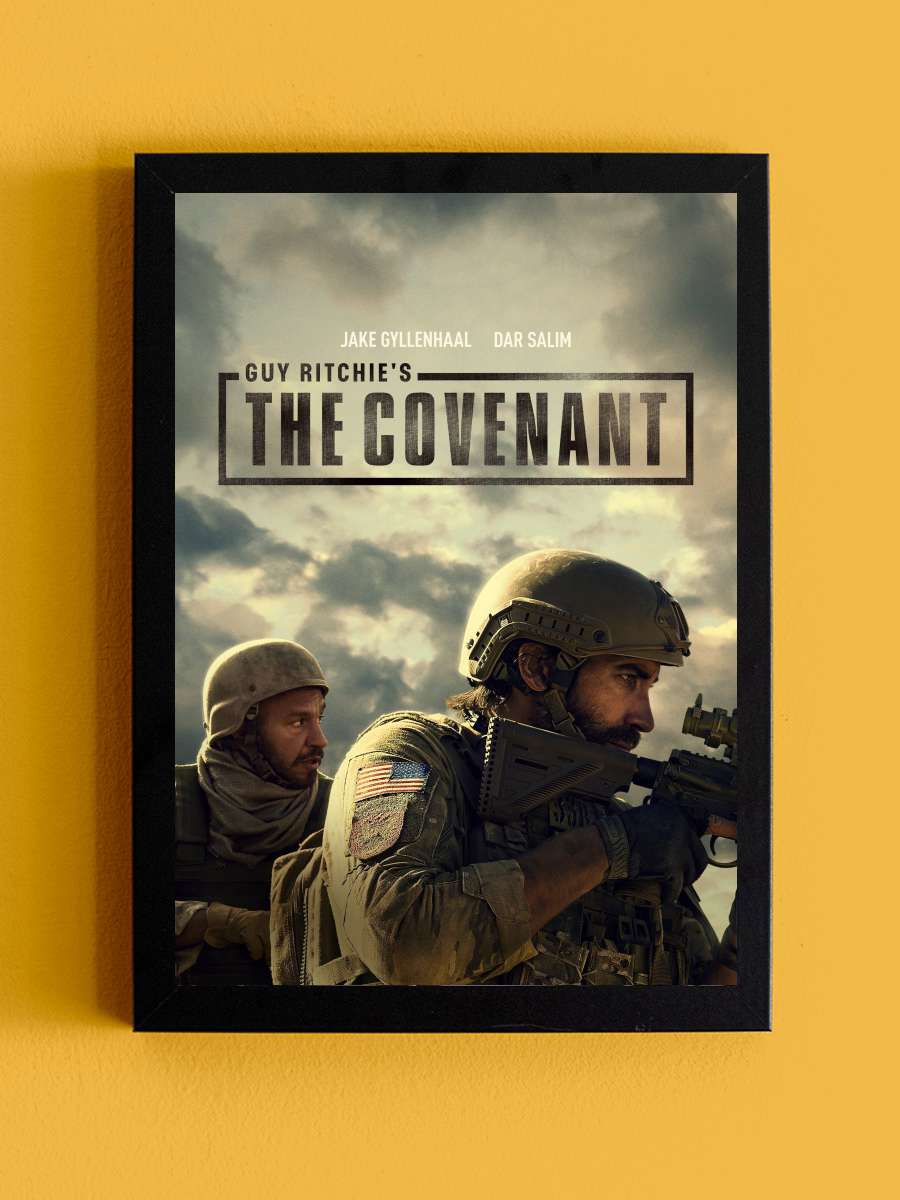 Antlaşma - Guy Ritchie's The Covenant Film Tablo Siyah Çerçeveli Film Poster Afiş Tablo