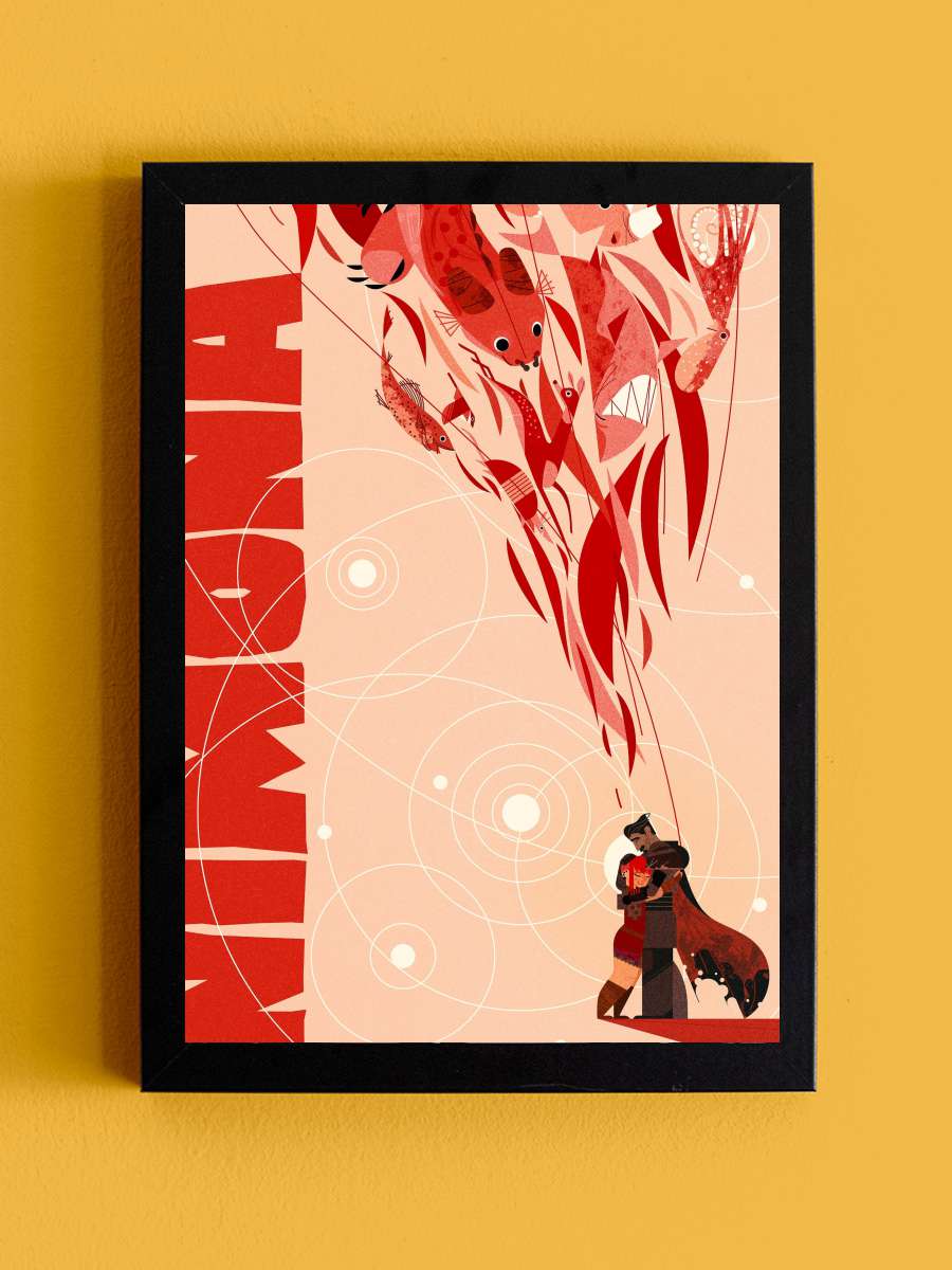 Nimona Film Tablo Siyah Çerçeveli Film Poster Afiş Tablo