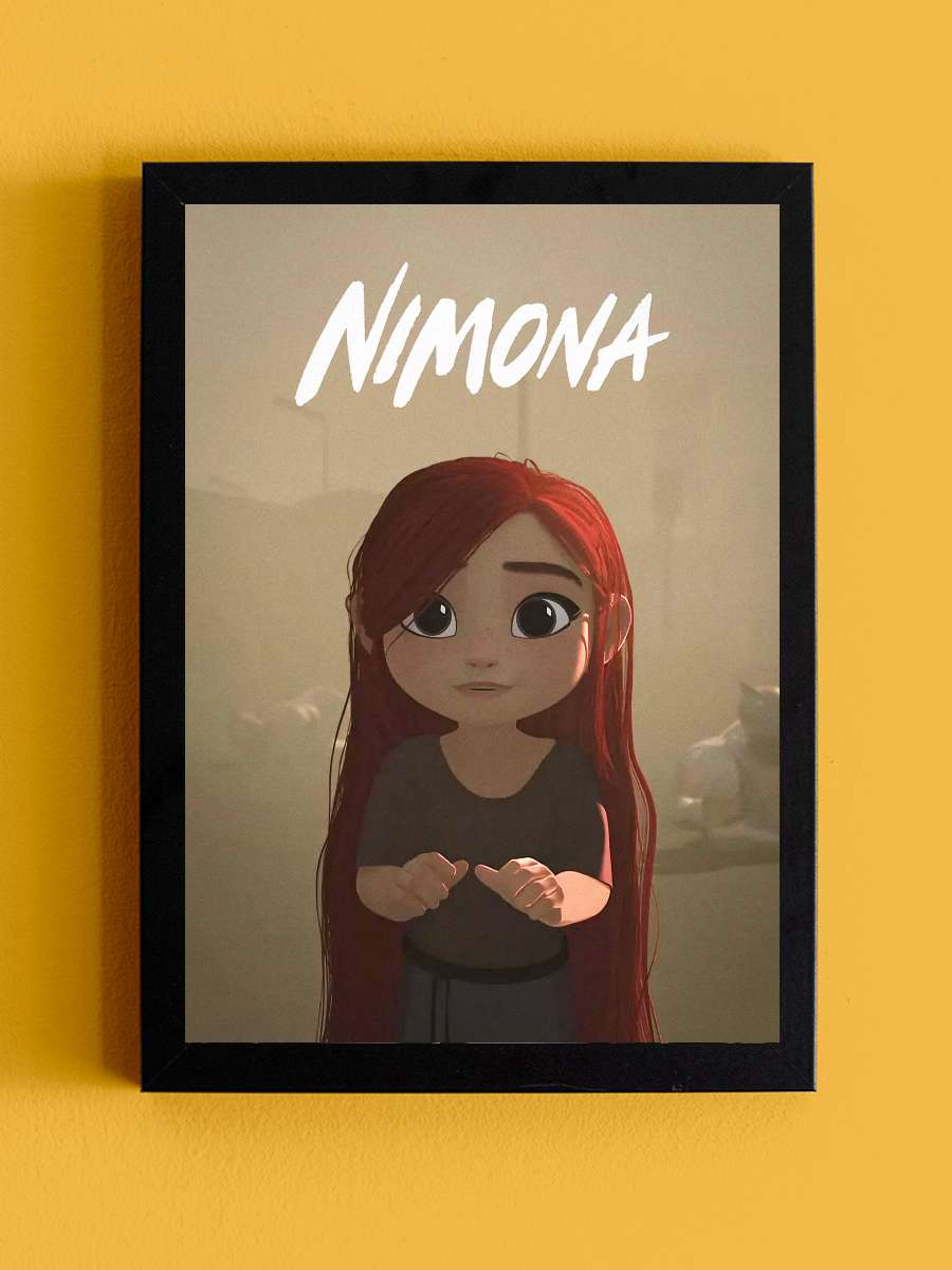 Nimona Film Tablo Siyah Çerçeveli Film Poster Afiş Tablo