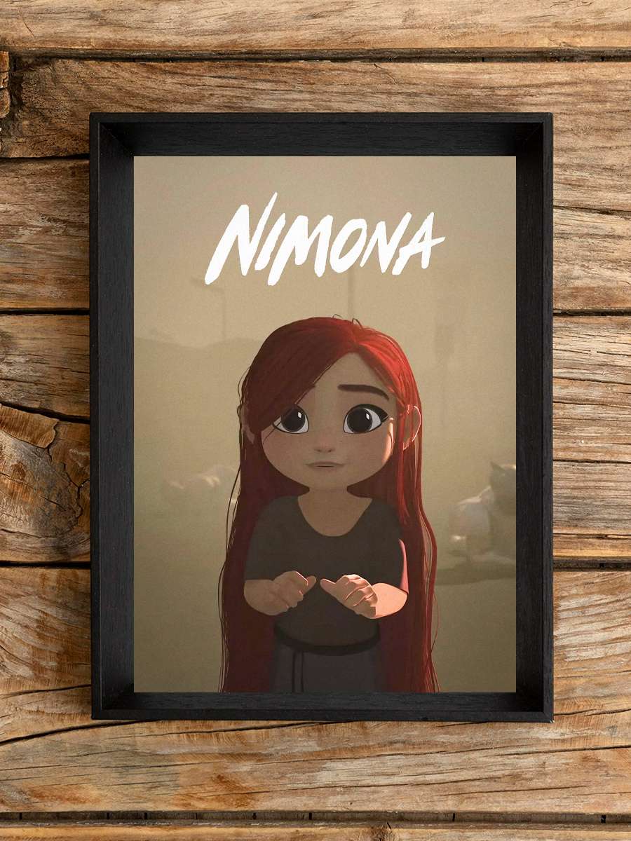 Nimona Film Tablo Siyah Çerçeveli Film Poster Afiş Tablo