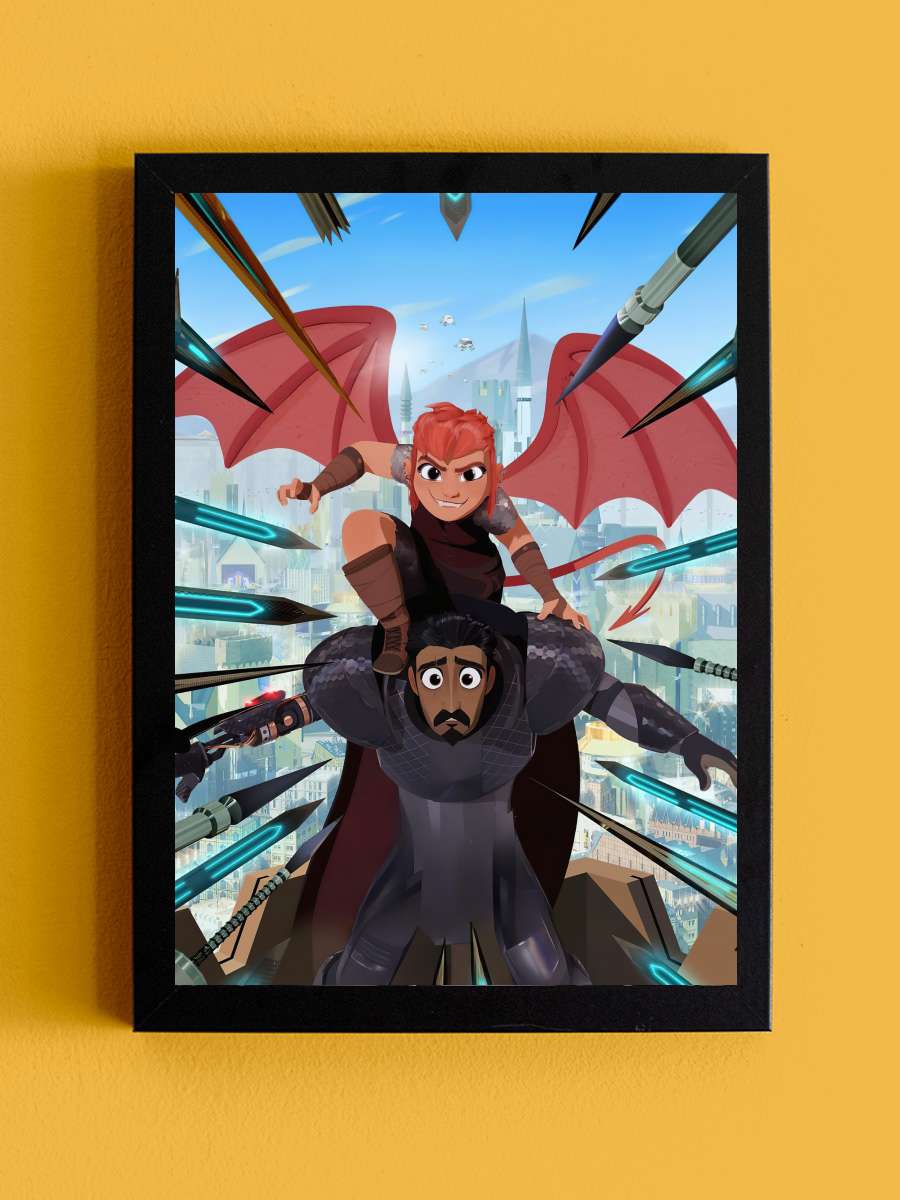 Nimona Film Tablo Siyah Çerçeveli Film Poster Afiş Tablo