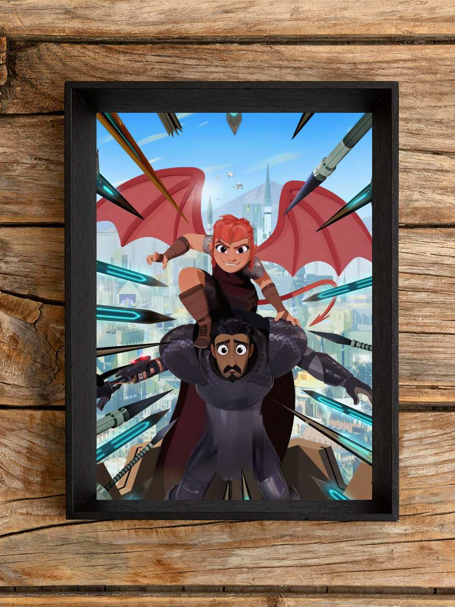 Nimona Film Tablo Siyah Çerçeveli Film Poster Afiş Tablo