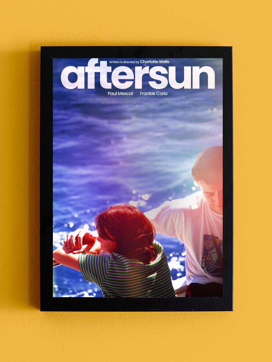 Güneş Sonrası - Aftersun Film Tablo Siyah Çerçeveli Film Poster Afiş Tablo