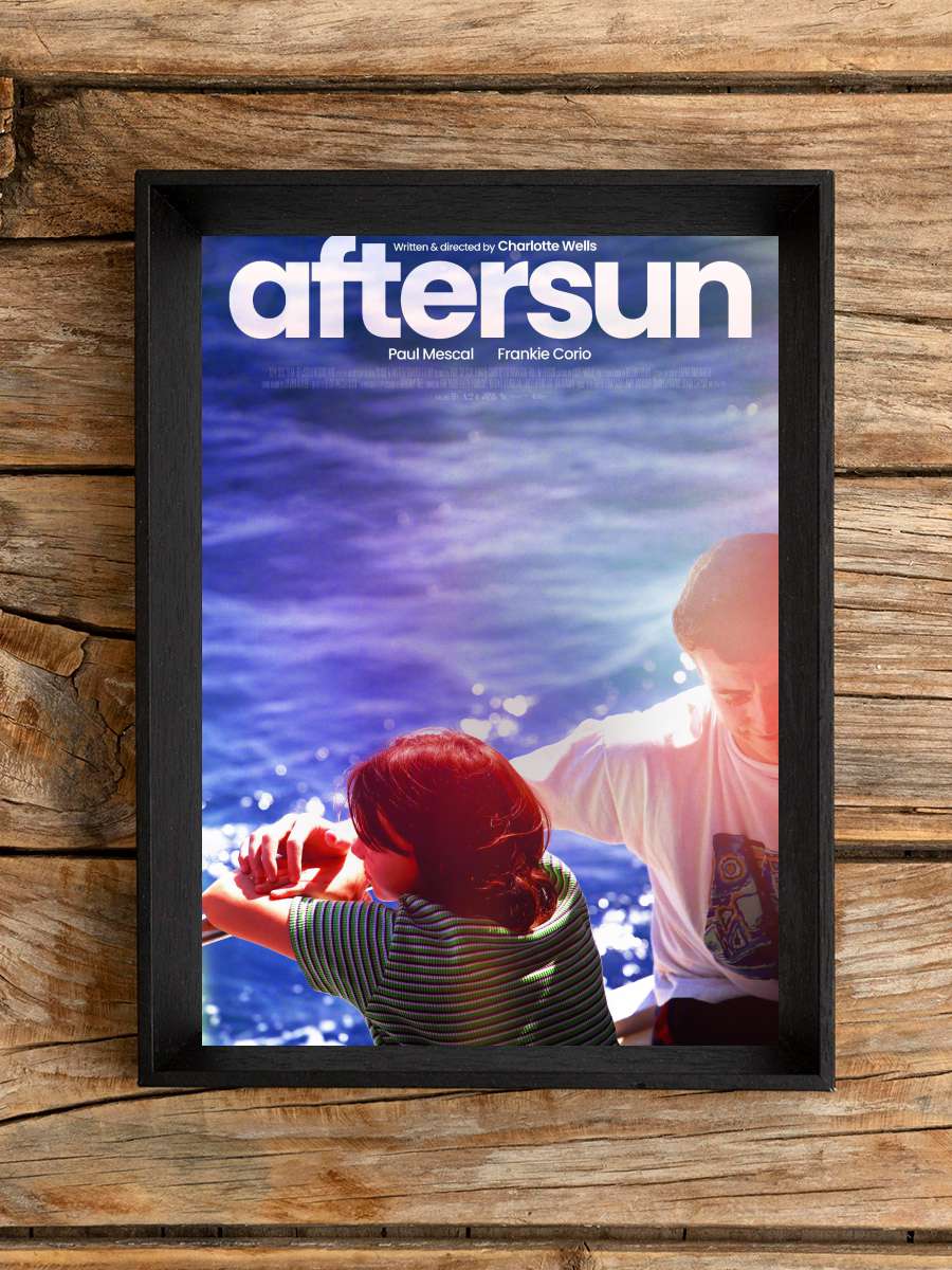 Güneş Sonrası - Aftersun Film Tablo Siyah Çerçeveli Film Poster Afiş Tablo