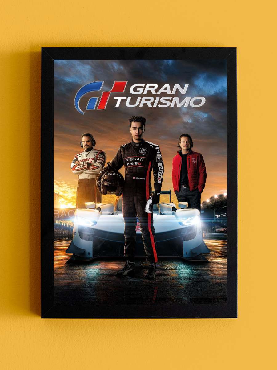 Gran Turismo Film Tablo Siyah Çerçeveli Film Poster Afiş Tablo