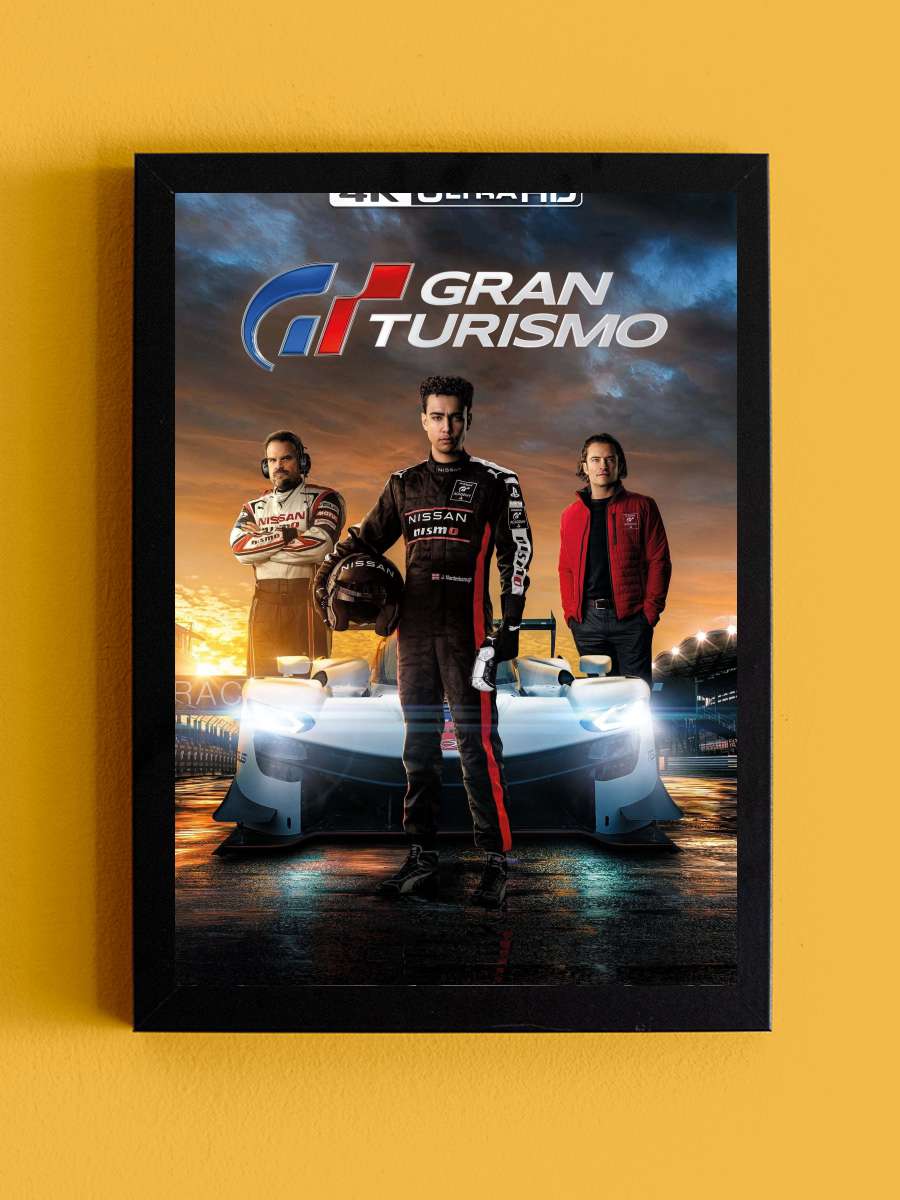 Gran Turismo Film Tablo Siyah Çerçeveli Film Poster Afiş Tablo