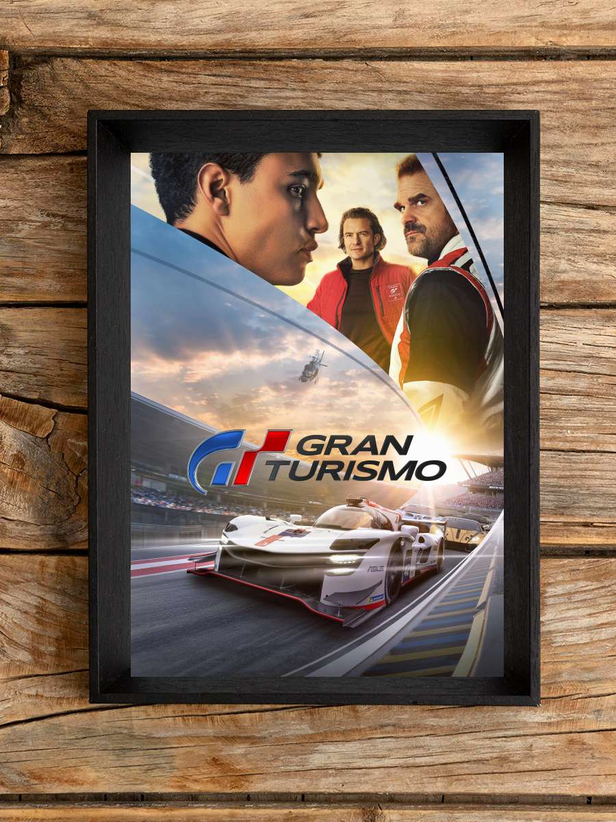 Gran Turismo Film Tablo Siyah Çerçeveli Film Poster Afiş Tablo