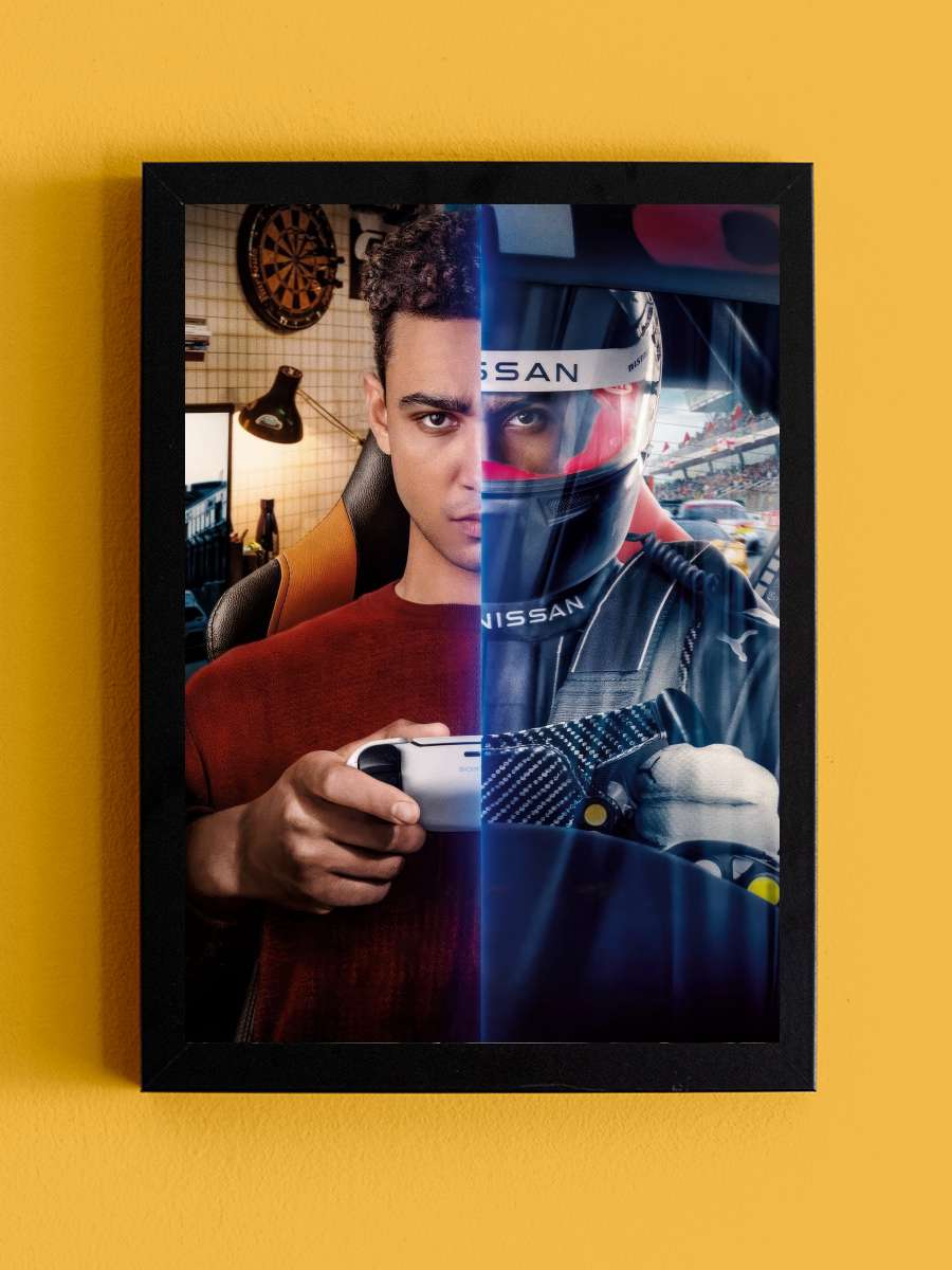 Gran Turismo Film Tablo Siyah Çerçeveli Film Poster Afiş Tablo