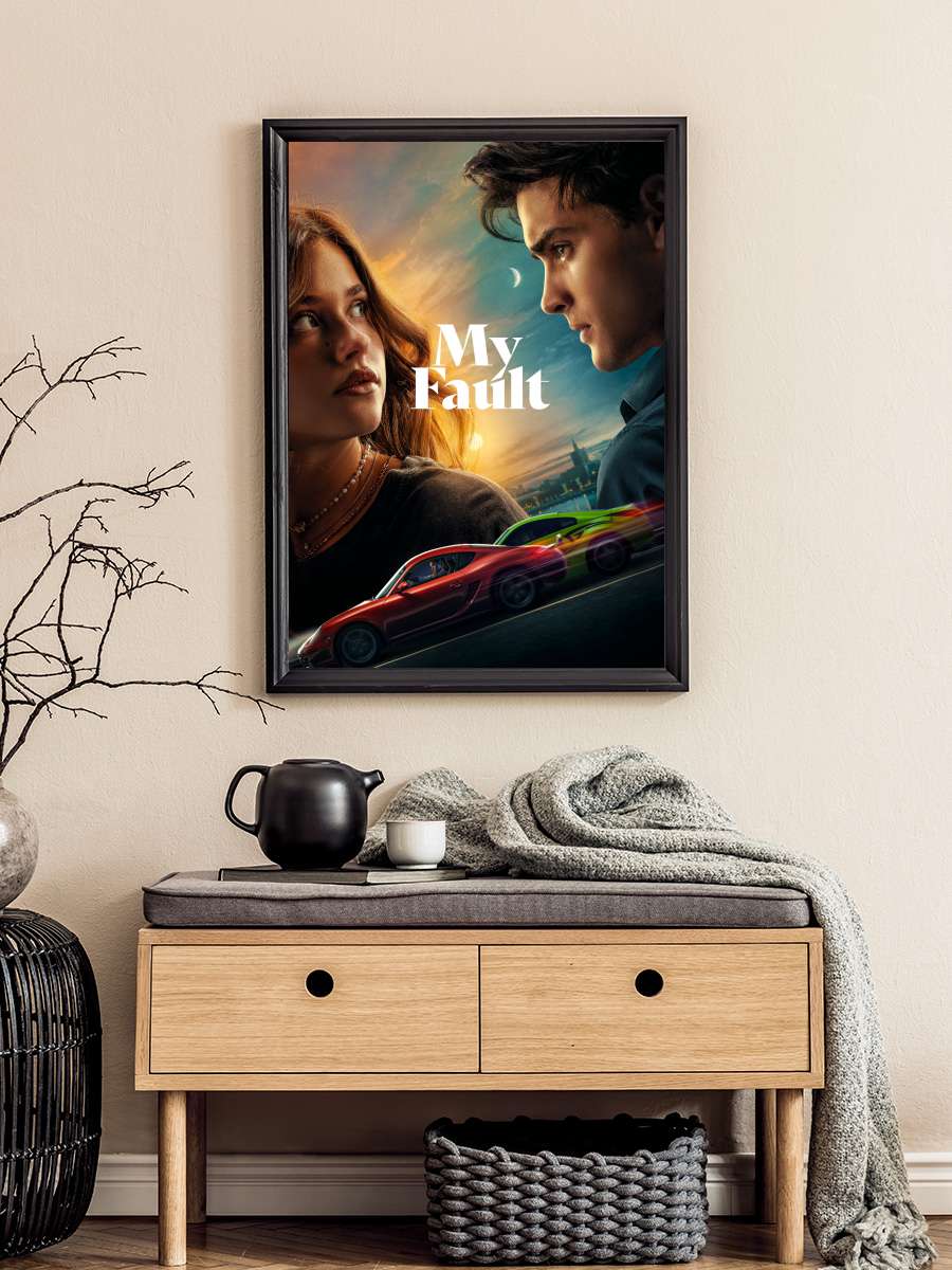 Culpa mía Film Tablo Siyah Çerçeveli Film Poster Afiş Tablo