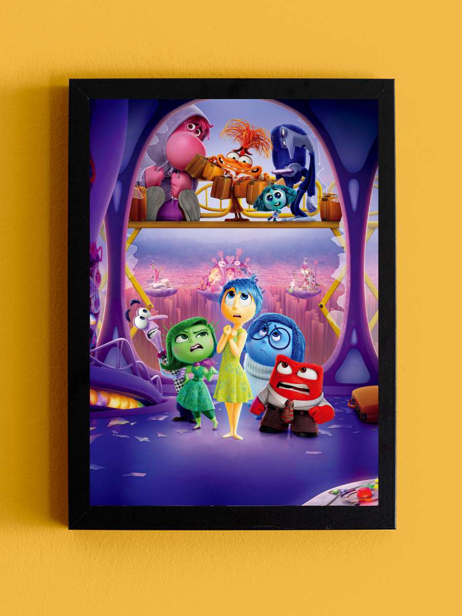 Ters Yüz 2 - Inside Out 2 Film Tablo Siyah Çerçeveli Film Poster Afiş Tablo