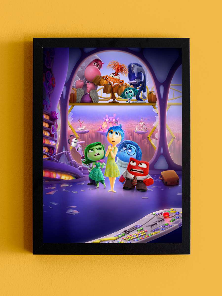 Ters Yüz 2 - Inside Out 2 Film Tablo Siyah Çerçeveli Film Poster Afiş Tablo