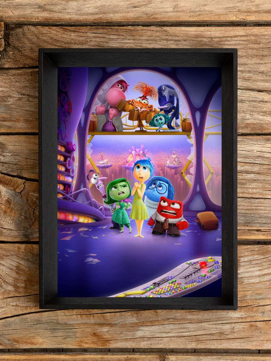 Ters Yüz 2 - Inside Out 2 Film Tablo Siyah Çerçeveli Film Poster Afiş Tablo