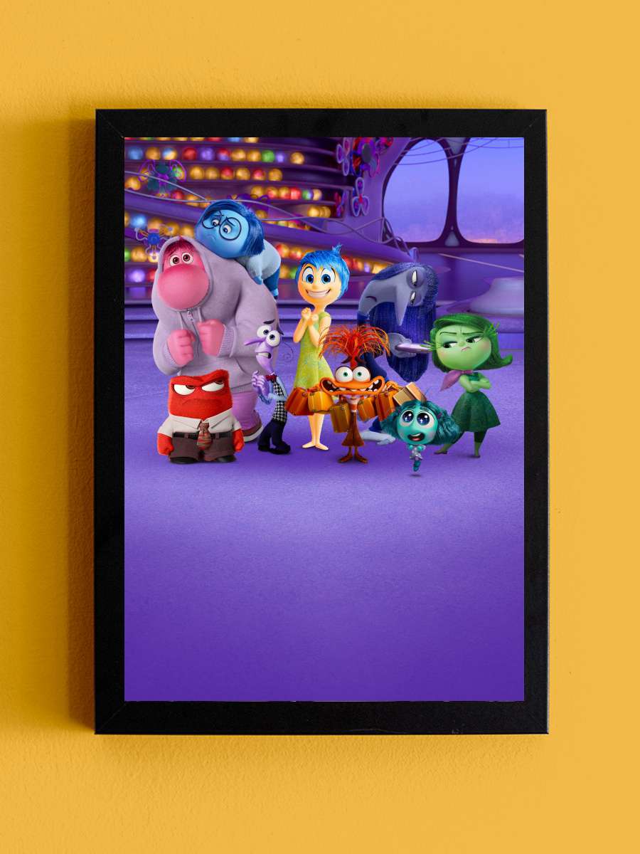 Ters Yüz 2 - Inside Out 2 Film Tablo Siyah Çerçeveli Film Poster Afiş Tablo