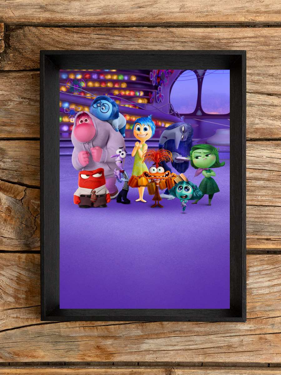 Ters Yüz 2 - Inside Out 2 Film Tablo Siyah Çerçeveli Film Poster Afiş Tablo