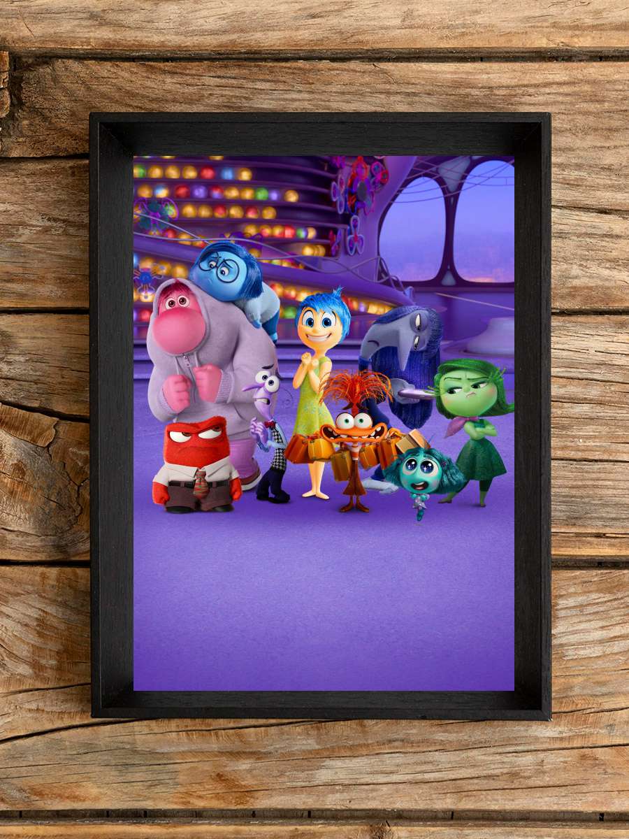 Ters Yüz 2 - Inside Out 2 Film Tablo Siyah Çerçeveli Film Poster Afiş Tablo