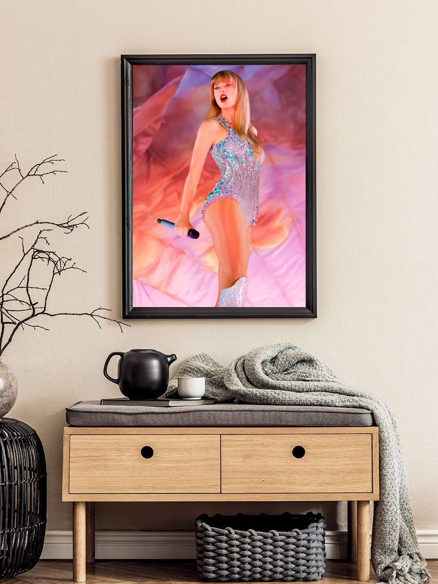 TAYLOR SWIFT | THE ERAS TOUR Film Tablo Siyah Çerçeveli Film Poster Afiş Tablo