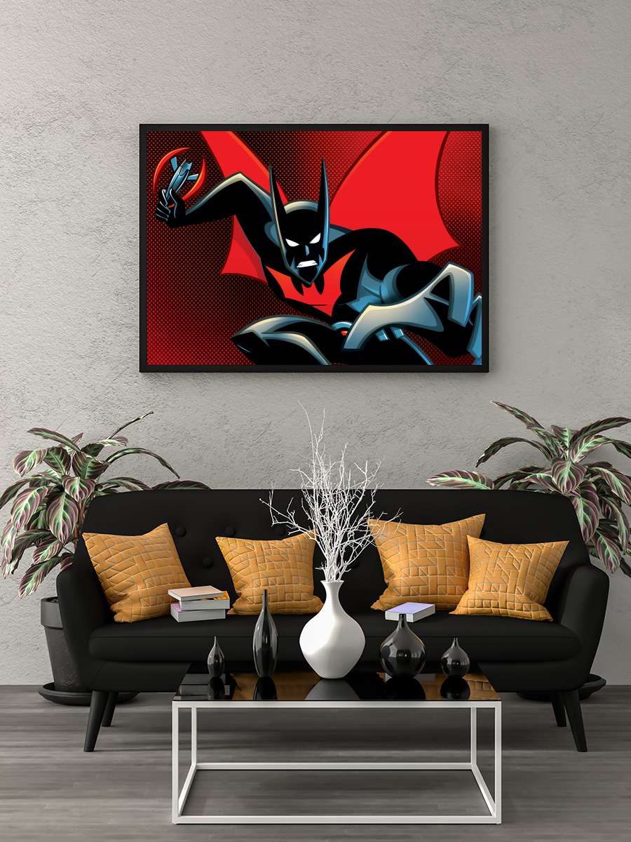 Batman Beyond Dizi Tablo Siyah Çerçeveli Dizi Poster Duvar Tablo