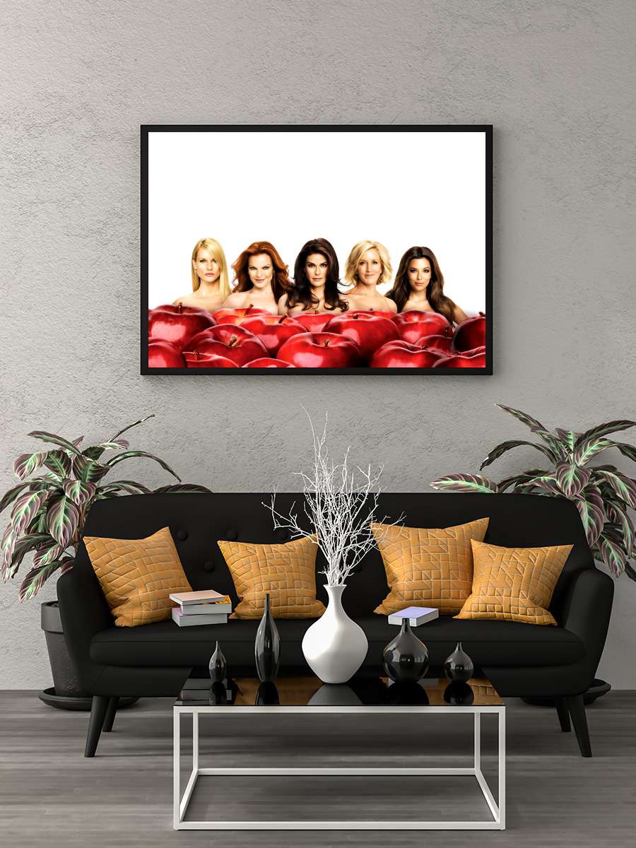 Desperate Housewives Dizi Tablo Siyah Çerçeveli Dizi Poster Duvar Tablo