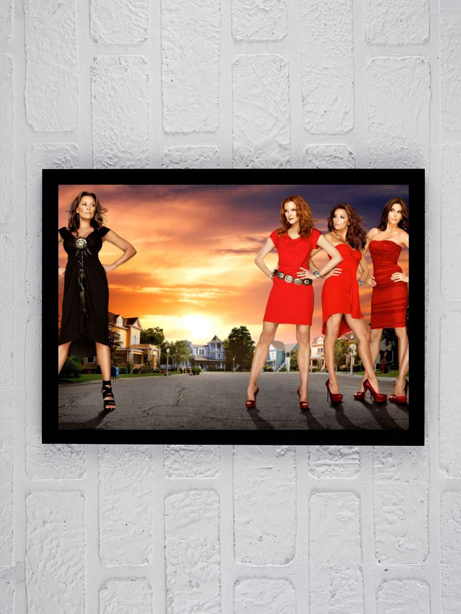 Desperate Housewives Dizi Tablo Siyah Çerçeveli Dizi Poster Duvar Tablo