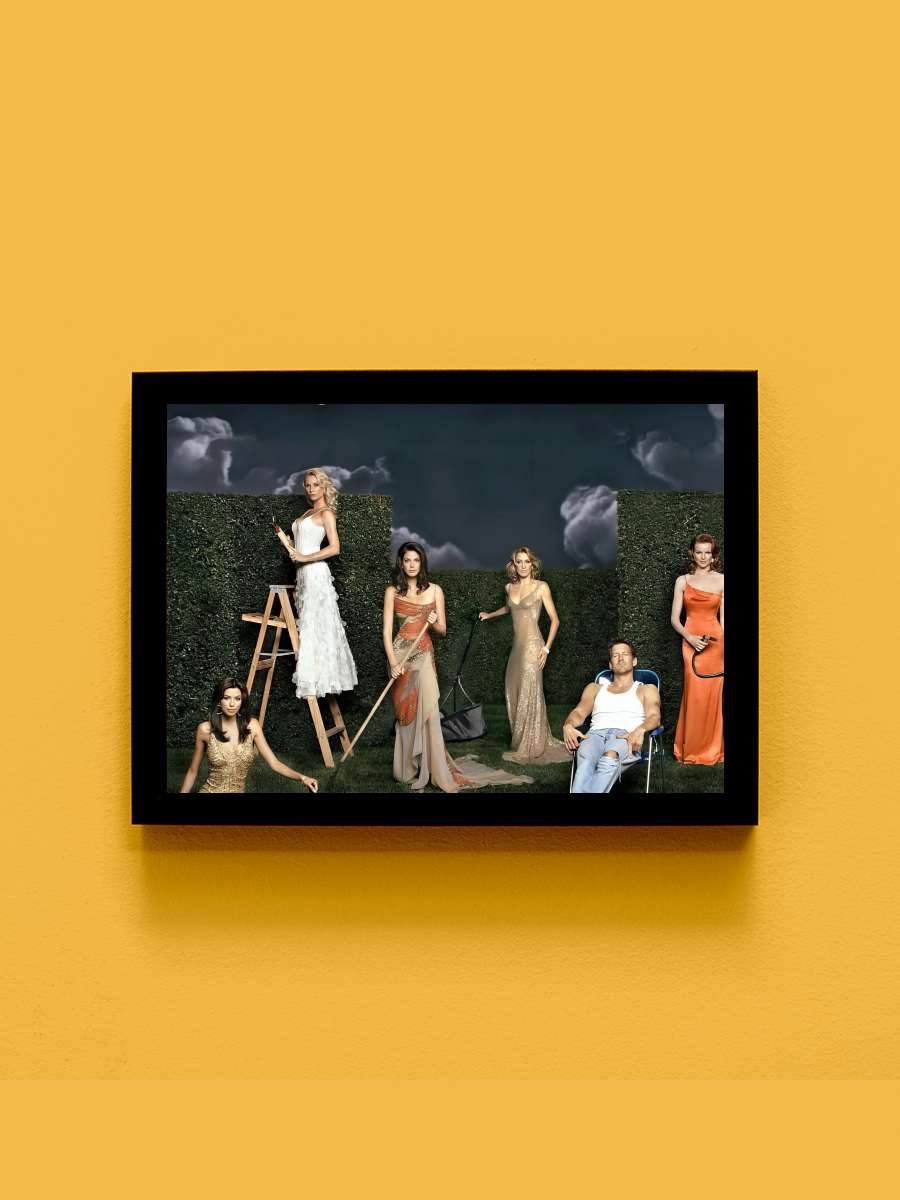 Desperate Housewives Dizi Tablo Siyah Çerçeveli Dizi Poster Duvar Tablo