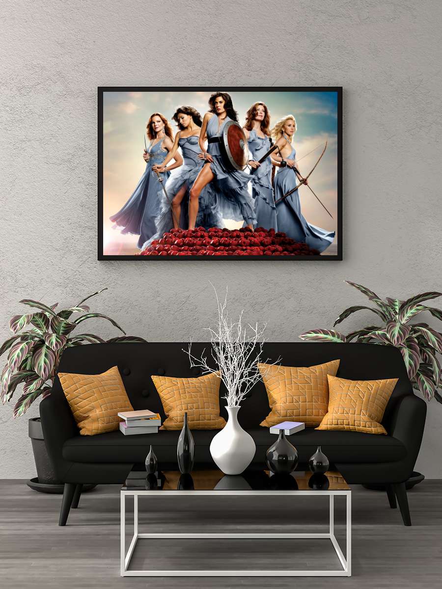 Desperate Housewives Dizi Tablo Siyah Çerçeveli Dizi Poster Duvar Tablo