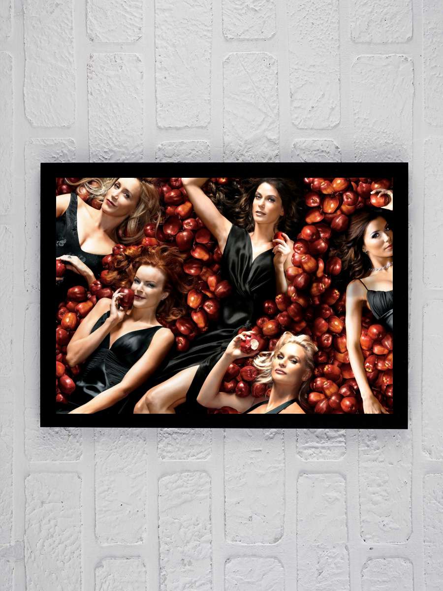 Desperate Housewives Dizi Tablo Siyah Çerçeveli Dizi Poster Duvar Tablo