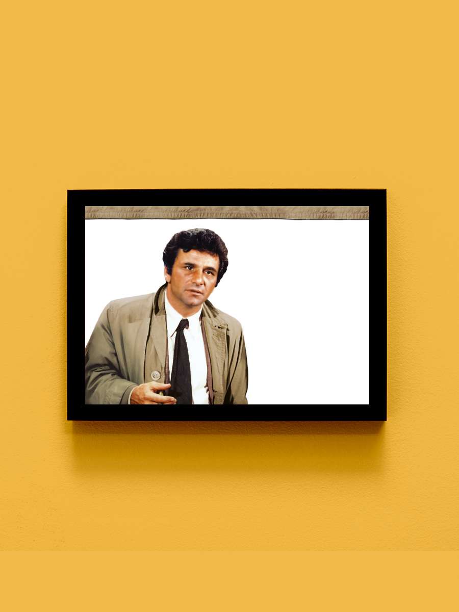 Columbo Dizi Tablo Siyah Çerçeveli Dizi Poster Duvar Tablo