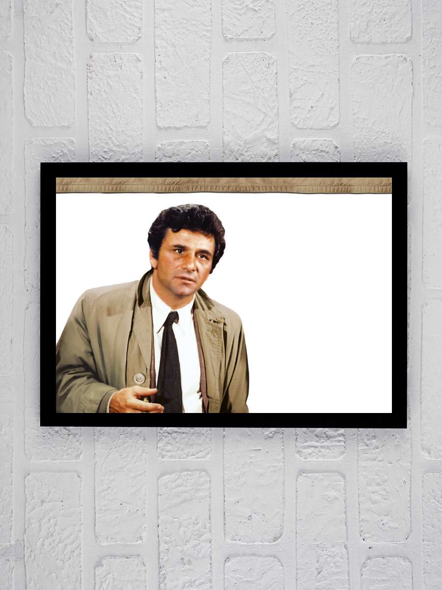 Columbo Dizi Tablo Siyah Çerçeveli Dizi Poster Duvar Tablo