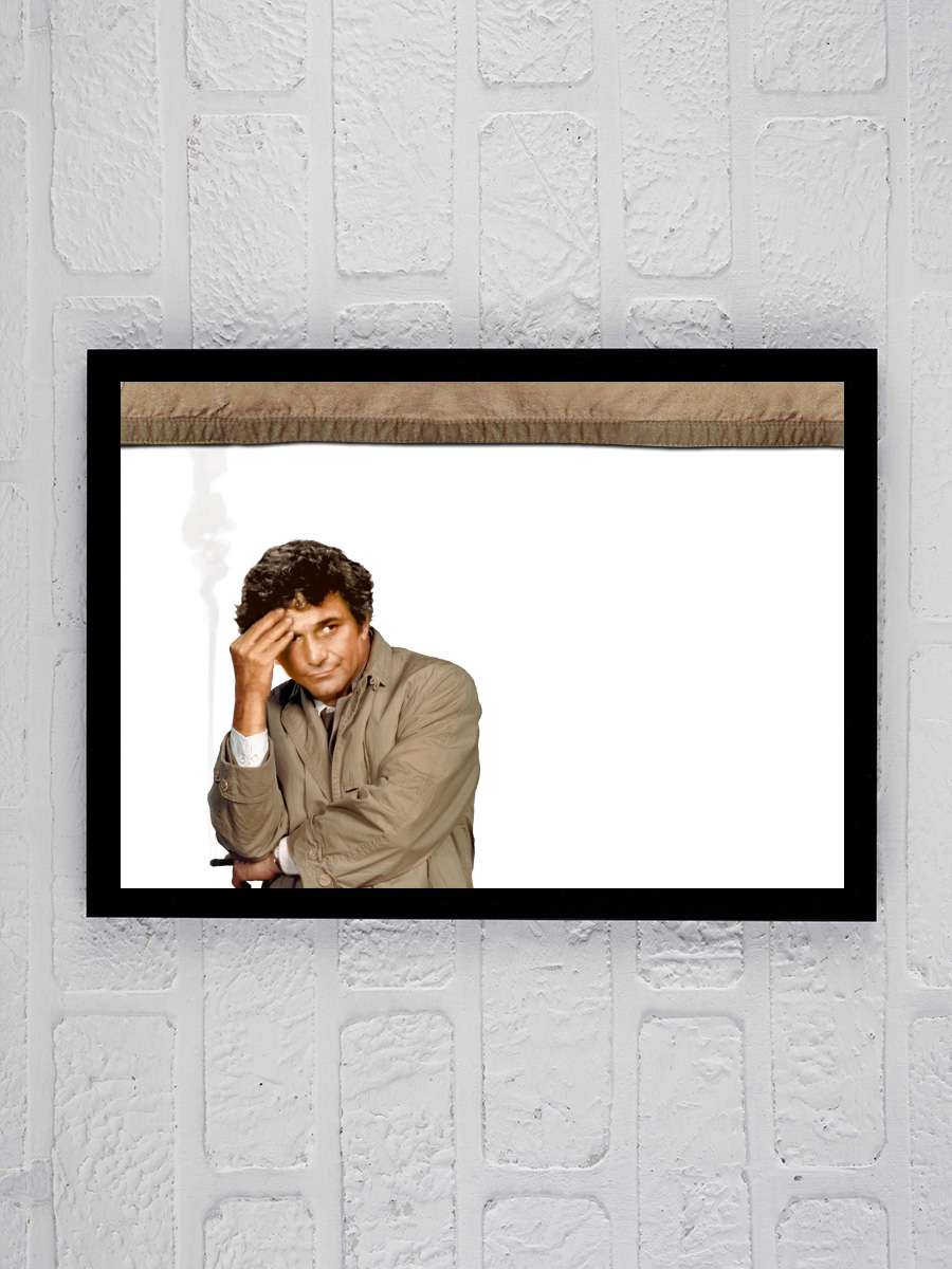 Columbo Dizi Tablo Siyah Çerçeveli Dizi Poster Duvar Tablo