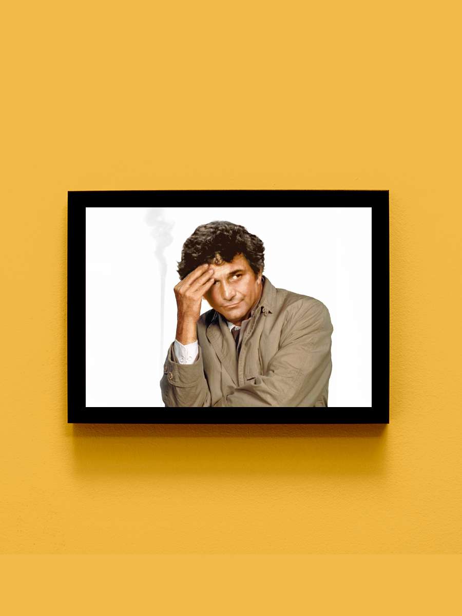 Columbo Dizi Tablo Siyah Çerçeveli Dizi Poster Duvar Tablo