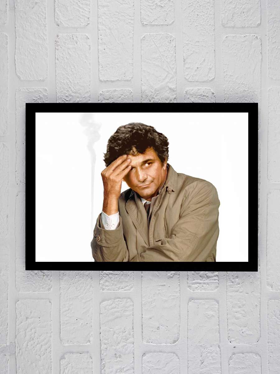 Columbo Dizi Tablo Siyah Çerçeveli Dizi Poster Duvar Tablo