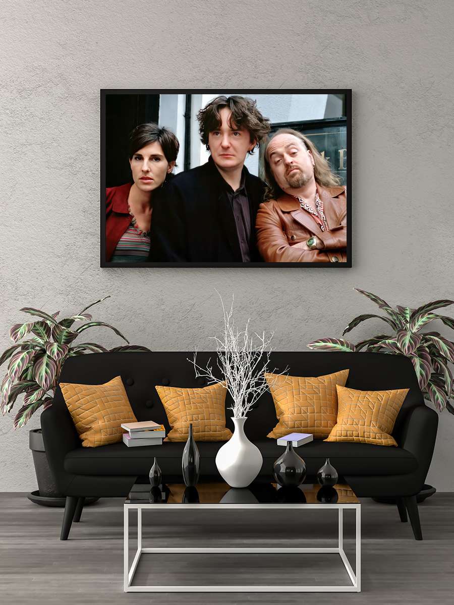 Black Books Dizi Tablo Siyah Çerçeveli Dizi Poster Duvar Tablo