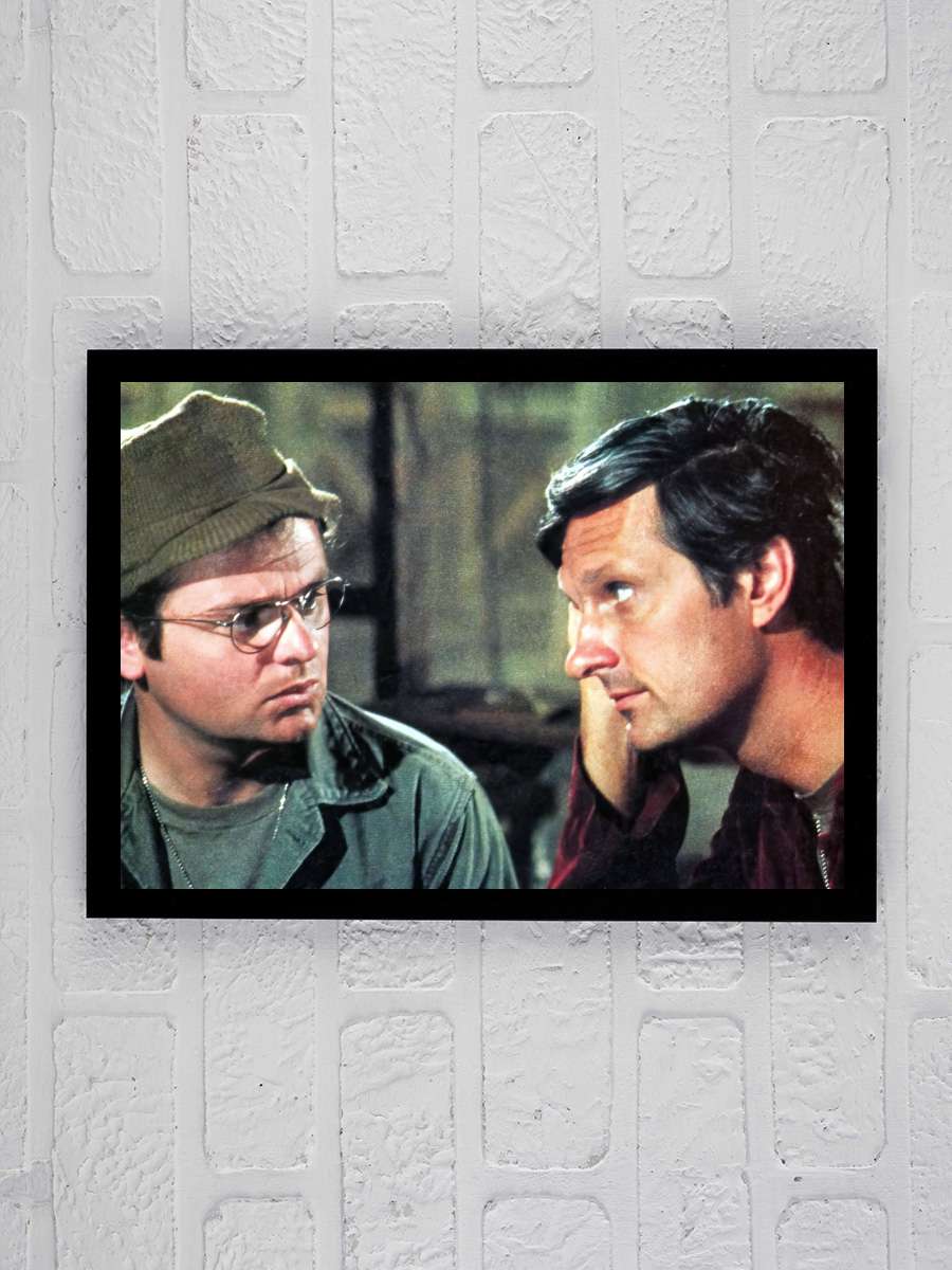 M*A*S*H Dizi Tablo Siyah Çerçeveli Dizi Poster Duvar Tablo