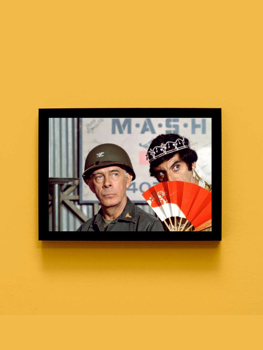 M*A*S*H Dizi Tablo Siyah Çerçeveli Dizi Poster Duvar Tablo