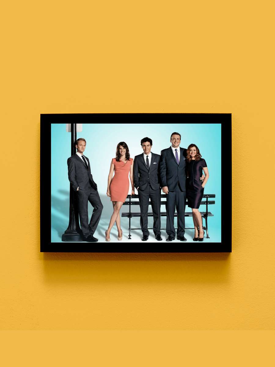 How I Met Your Mother Dizi Tablo Siyah Çerçeveli Dizi Poster Duvar Tablo