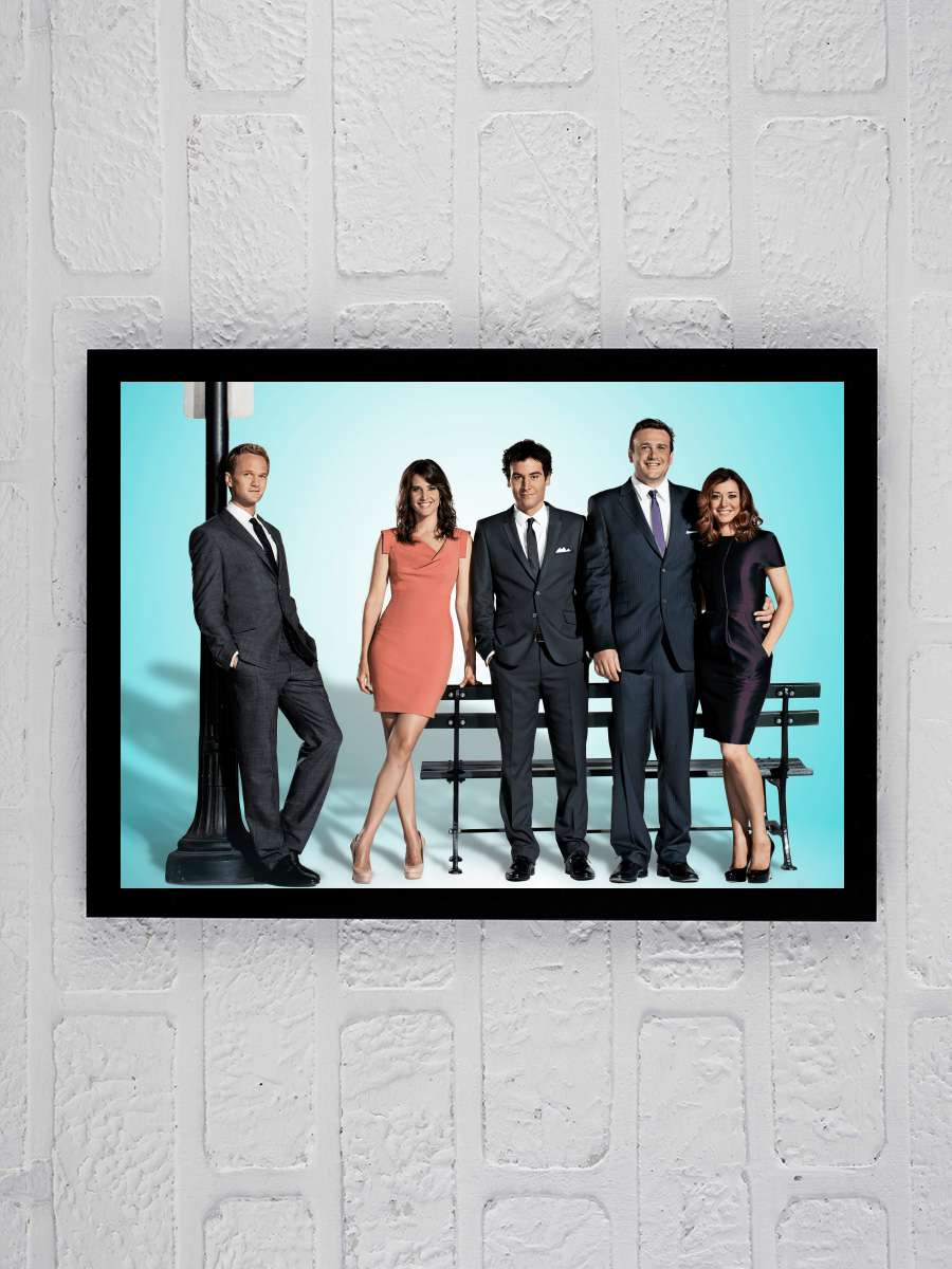 How I Met Your Mother Dizi Tablo Siyah Çerçeveli Dizi Poster Duvar Tablo