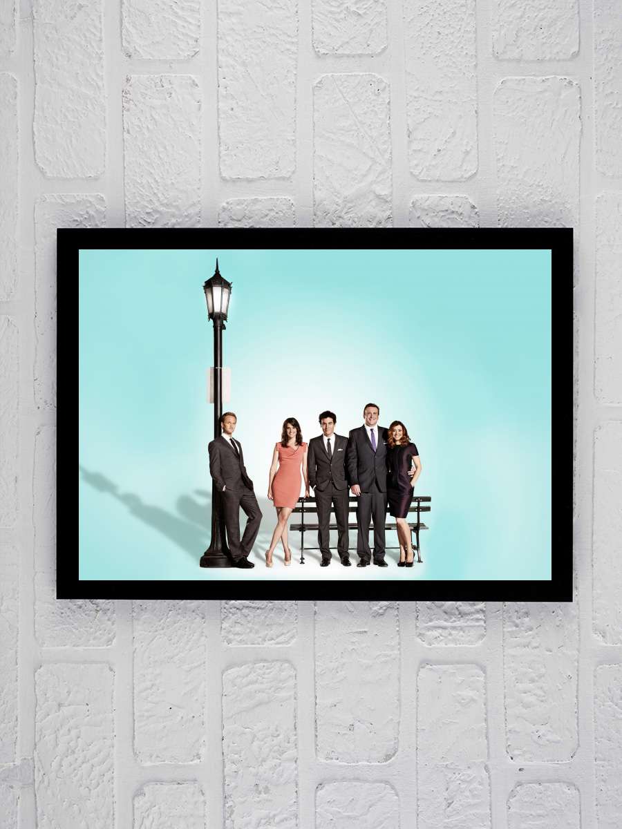 How I Met Your Mother Dizi Tablo Siyah Çerçeveli Dizi Poster Duvar Tablo