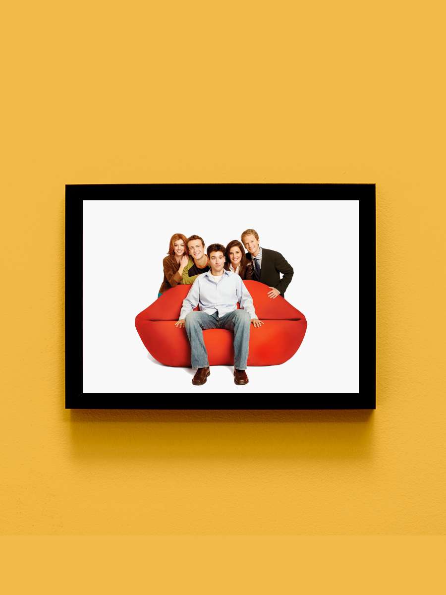 How I Met Your Mother Dizi Tablo Siyah Çerçeveli Dizi Poster Duvar Tablo