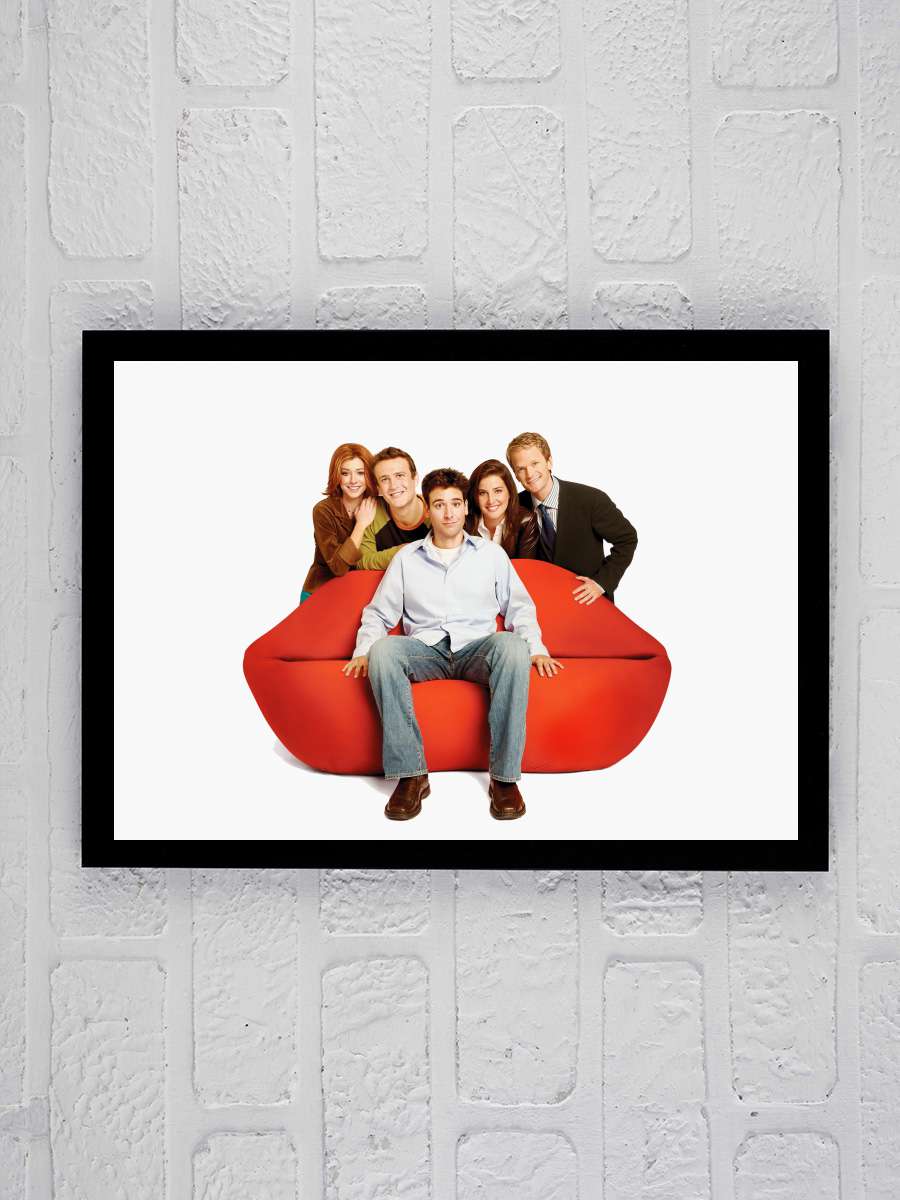 How I Met Your Mother Dizi Tablo Siyah Çerçeveli Dizi Poster Duvar Tablo