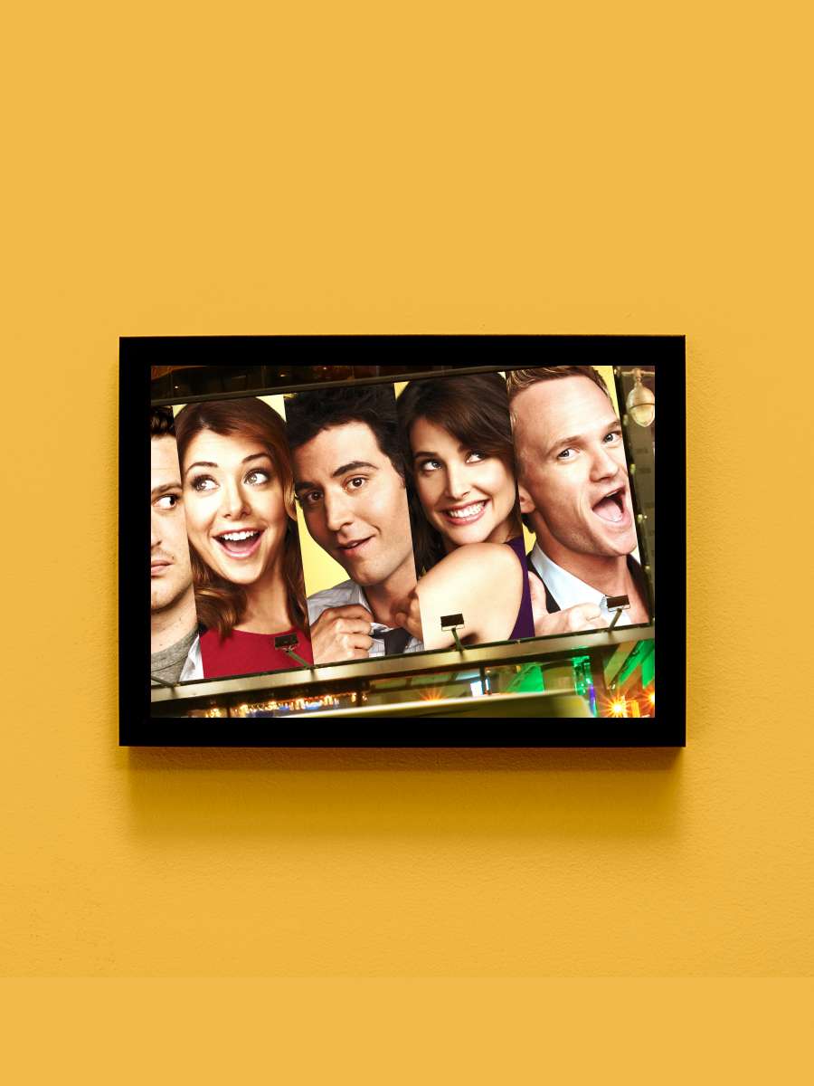 How I Met Your Mother Dizi Tablo Siyah Çerçeveli Dizi Poster Duvar Tablo