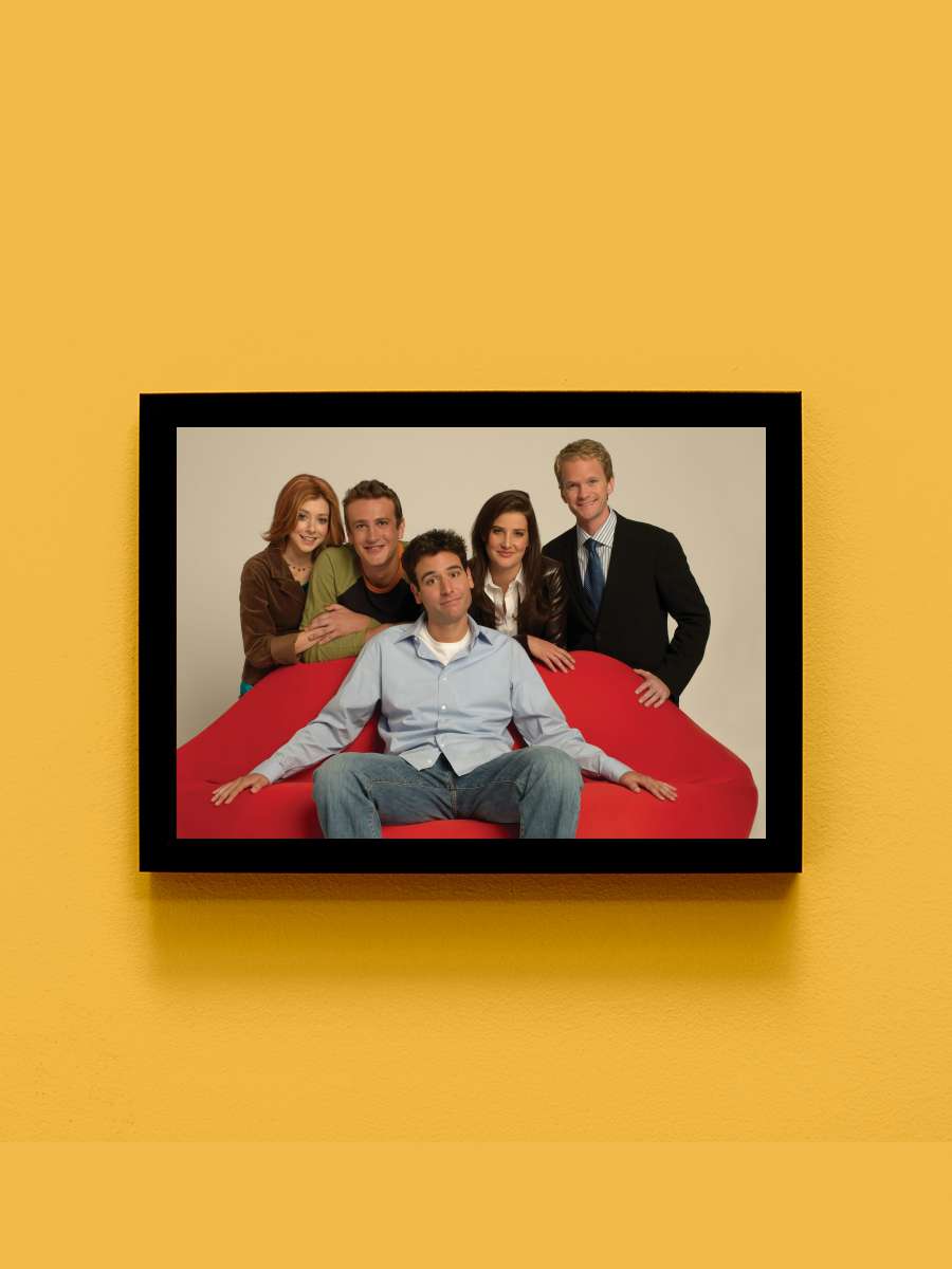 How I Met Your Mother Dizi Tablo Siyah Çerçeveli Dizi Poster Duvar Tablo