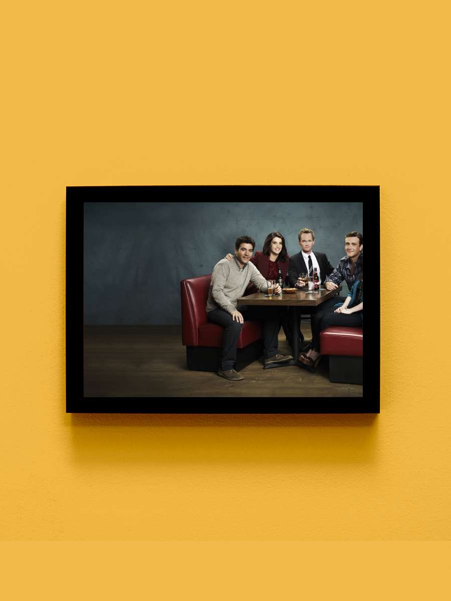 How I Met Your Mother Dizi Tablo Siyah Çerçeveli Dizi Poster Duvar Tablo