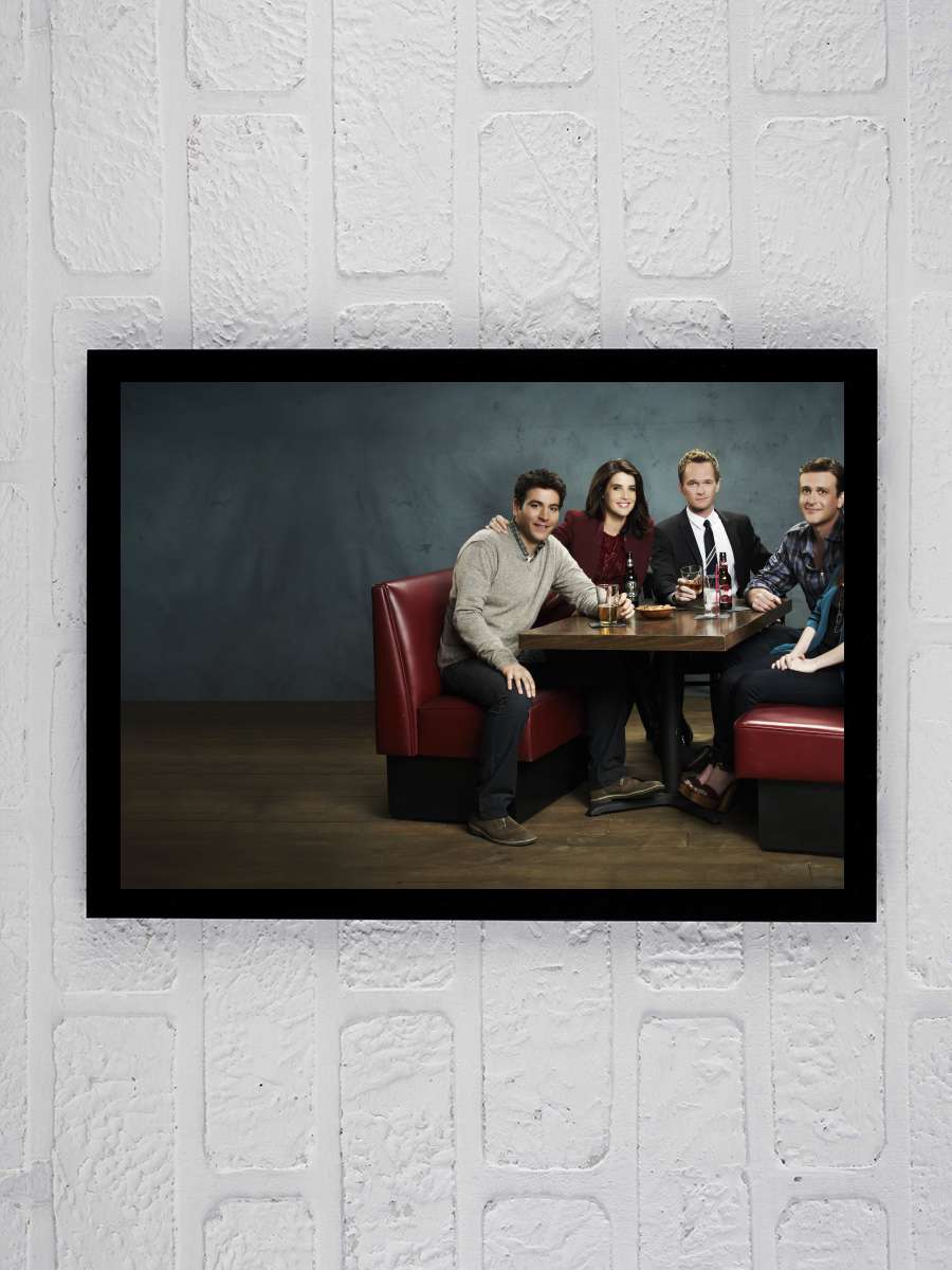 How I Met Your Mother Dizi Tablo Siyah Çerçeveli Dizi Poster Duvar Tablo