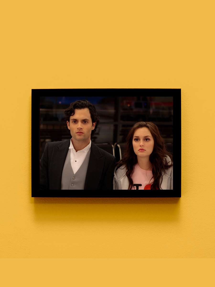 Gossip Girl Dizi Tablo Siyah Çerçeveli Dizi Poster Duvar Tablo