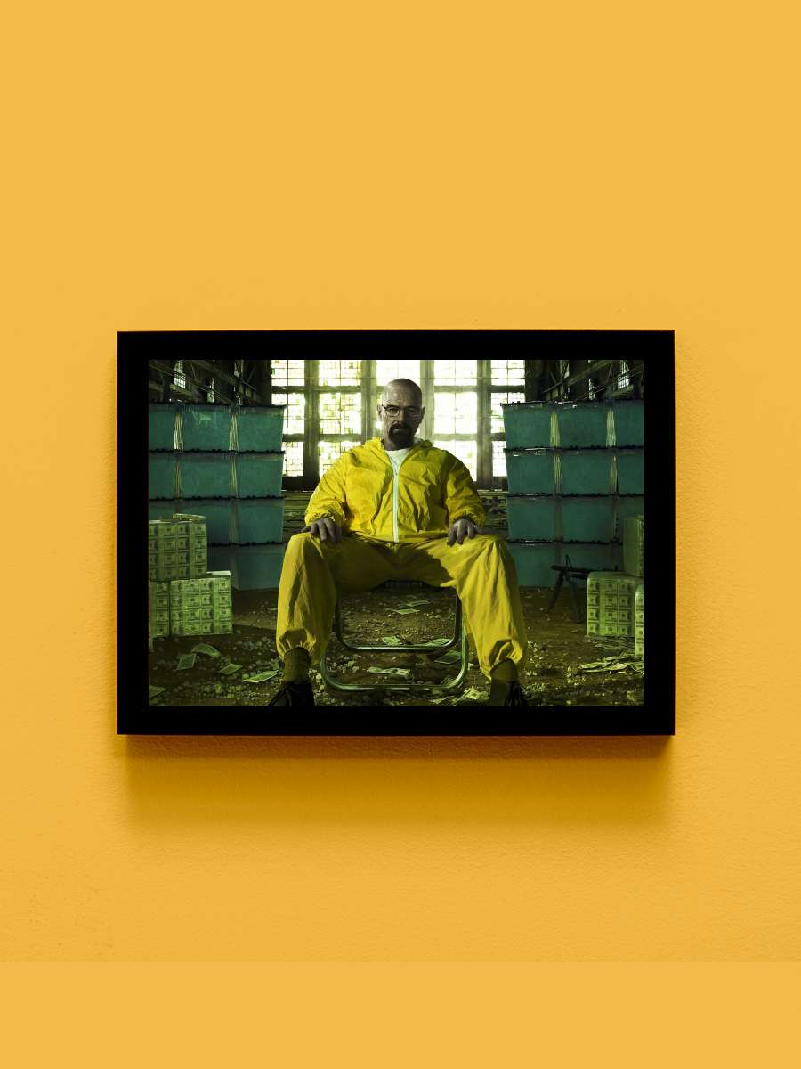 Breaking Bad Dizi Tablo Siyah Çerçeveli Dizi Poster Duvar Tablo