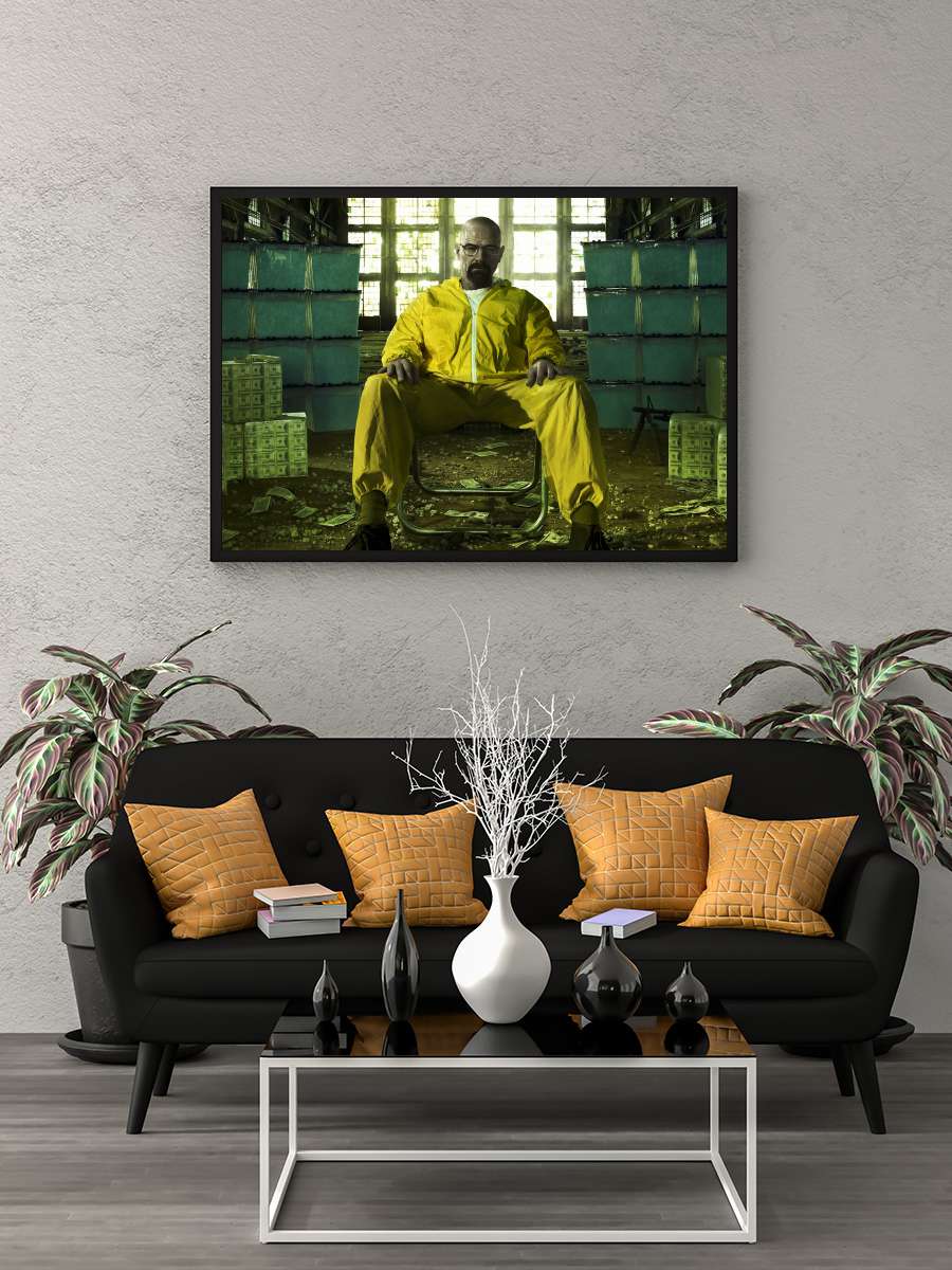 Breaking Bad Dizi Tablo Siyah Çerçeveli Dizi Poster Duvar Tablo