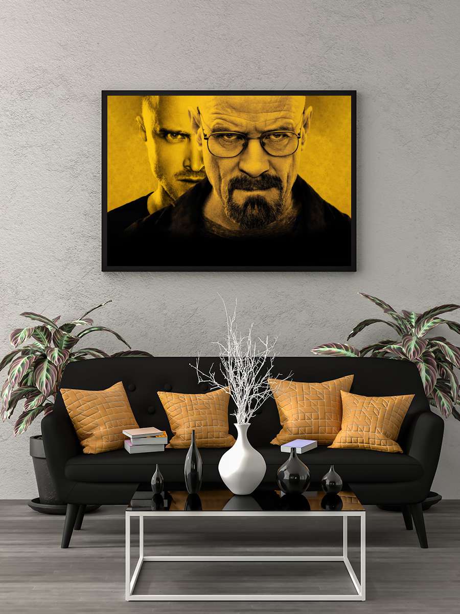 Breaking Bad Dizi Tablo Siyah Çerçeveli Dizi Poster Duvar Tablo