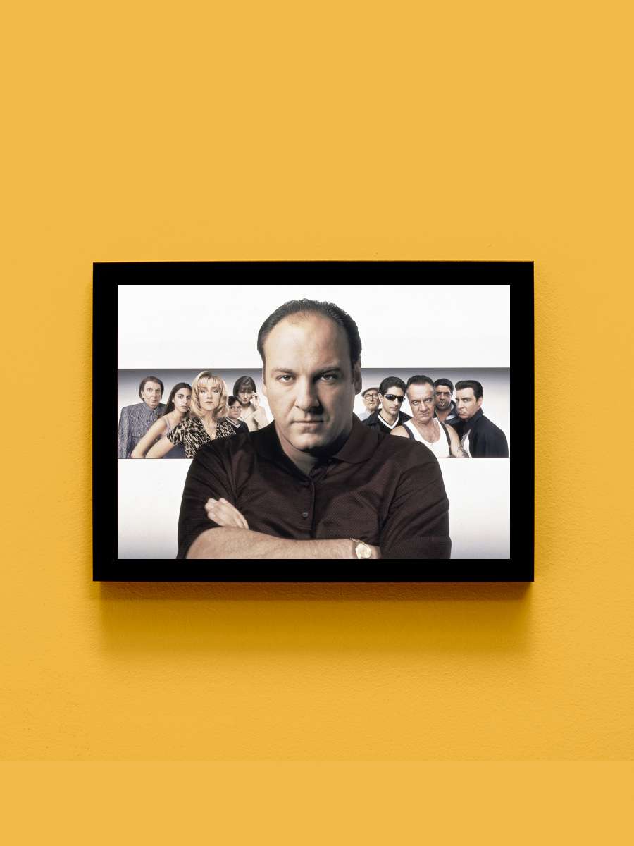 The Sopranos Dizi Tablo Siyah Çerçeveli Dizi Poster Duvar Tablo