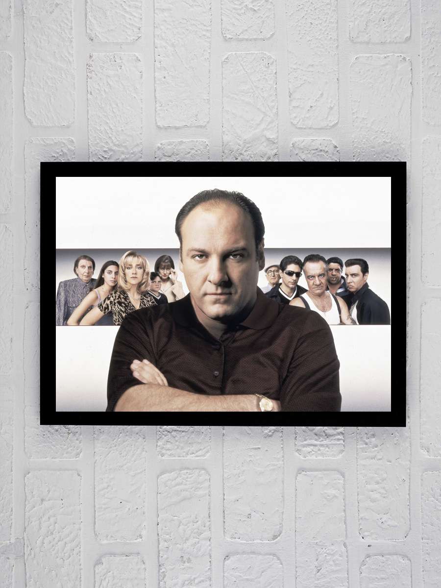 The Sopranos Dizi Tablo Siyah Çerçeveli Dizi Poster Duvar Tablo